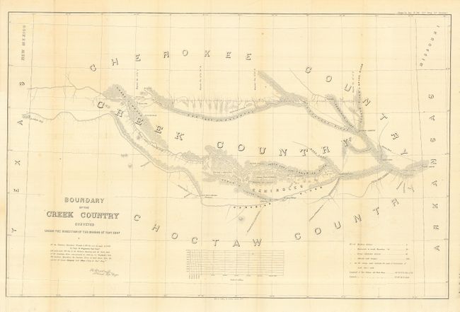 Boundary of the Creek Country Surveyed Under the Direction of the Bureau of Topl Engs.