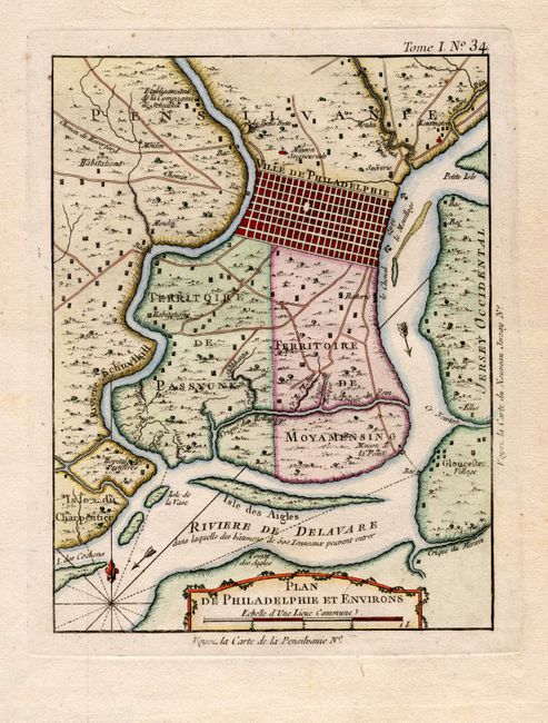 Plan de Philadelphie et Environs