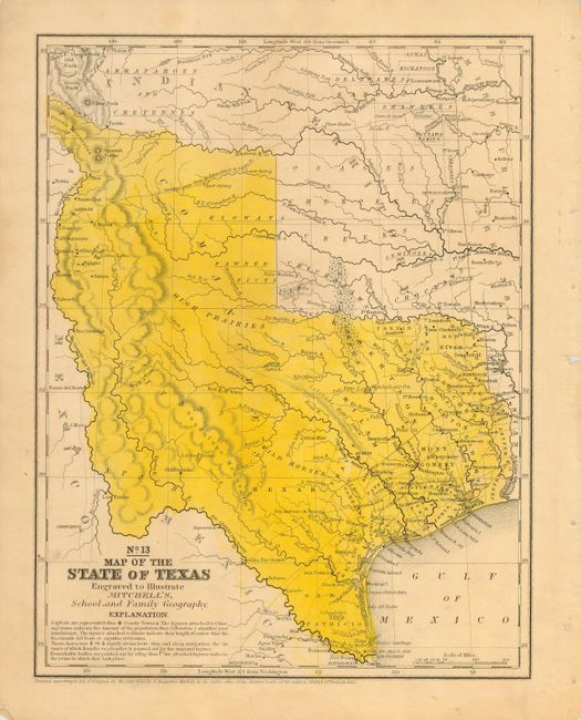 No.13 Map of the State of Texas