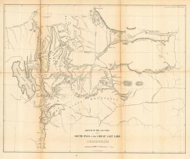 Sketch of the Country between South Pass & The Great Salt Lake