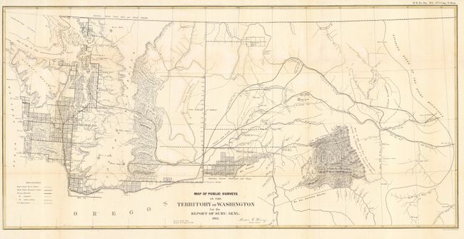 Map of Public Surveys in the Territory of Washington