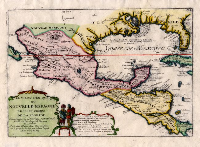 Le Vieux Mexique ou Nouvelle Espagne avec les Costes de la Floride