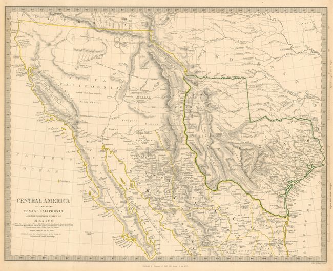 Central America including Texas, California, and the Southern States of Mexico