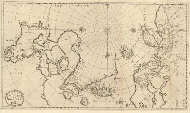 Carte du Nord Est &c du Nord West du Pole