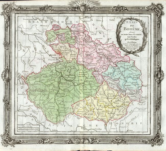 Etats de Boheme, divises en toutes leurs Provinces