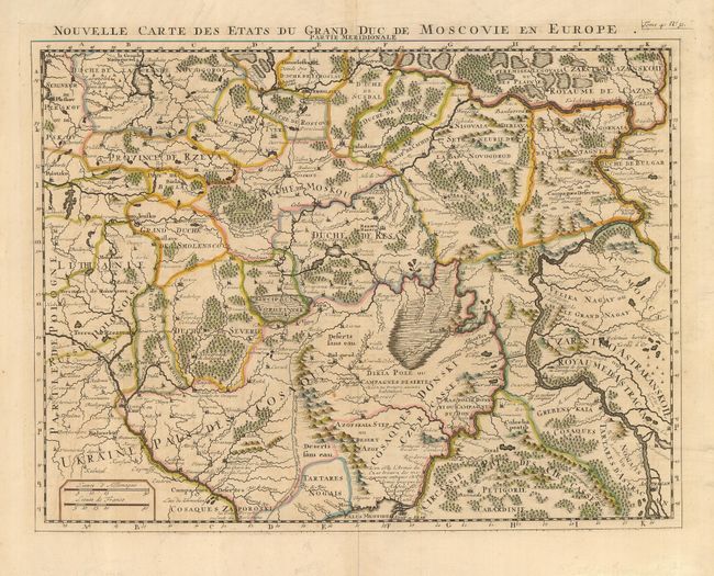 Nouvelle Carte des Etats du Grand Duc de Moscovie en Europe Partie Meridionale