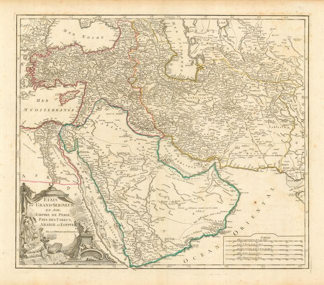 Etats du Grand-Seigneur en Asie, Empire de Perse, Pays Des Usbecs, Arabie et Egypte