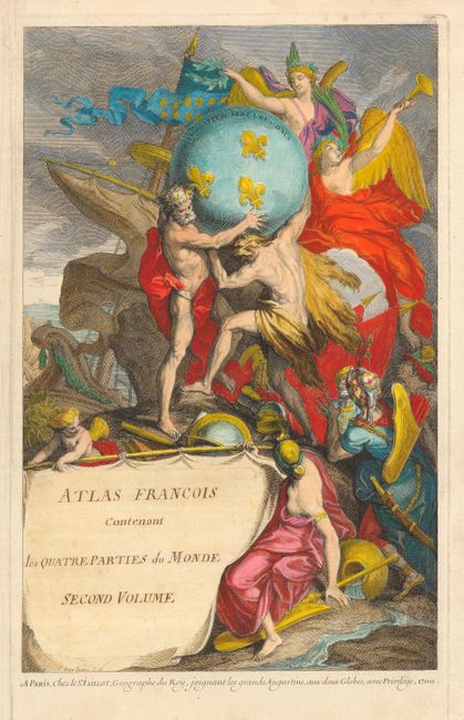 Atlas Francois Contenant les Quatre Parties du Monde Second Volume