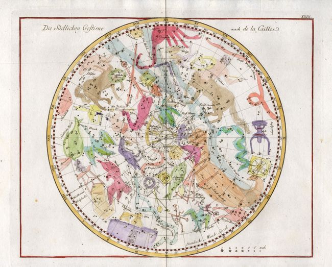 Die Sudlichen Gestirne nach de la Caillee [Plate XXIX ]