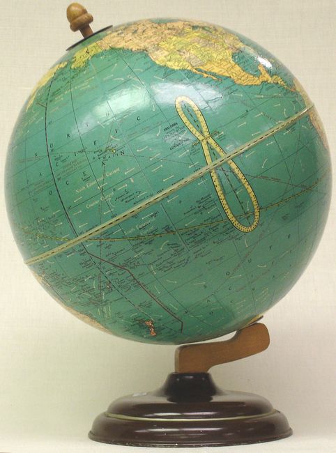 Cram's Universal Terrestrial Globe 10 1/2 Inch