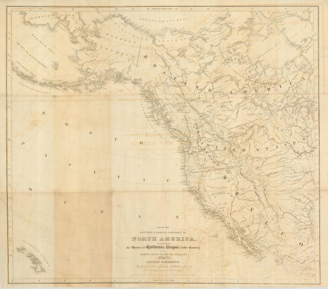 Map of the Western & Middle Portions of North America to Illustrate the History of California, Oregon and the Other Countries on the North-West Coast of America