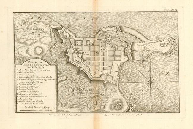 Plan de la Ville de Louisbourg dans l'Isle Royale [and] L'Isle Royale Situee a l'Entre du Golphe de Saint Laurent [and] Port de Louisbourg dans l'Isle Royale