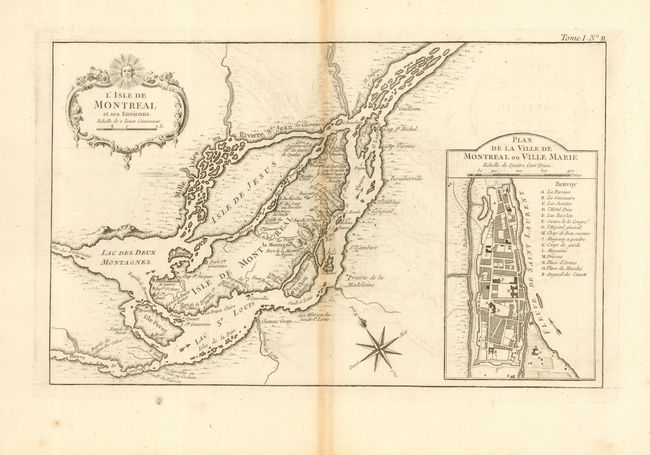 L'Isle de Montreal et ses Environs