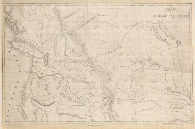 Map of Oregon Territory by Samuel Parker