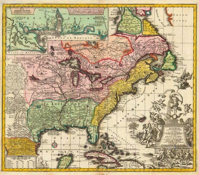 Accurata delineatio celeberrimae Regionis Ludovicianae vel Gallice Louisiane ol Canadae et Floridae adpellatione in Septemtrionali America descripta quae hodie nomine fluminis Mississippi vel St. Louis