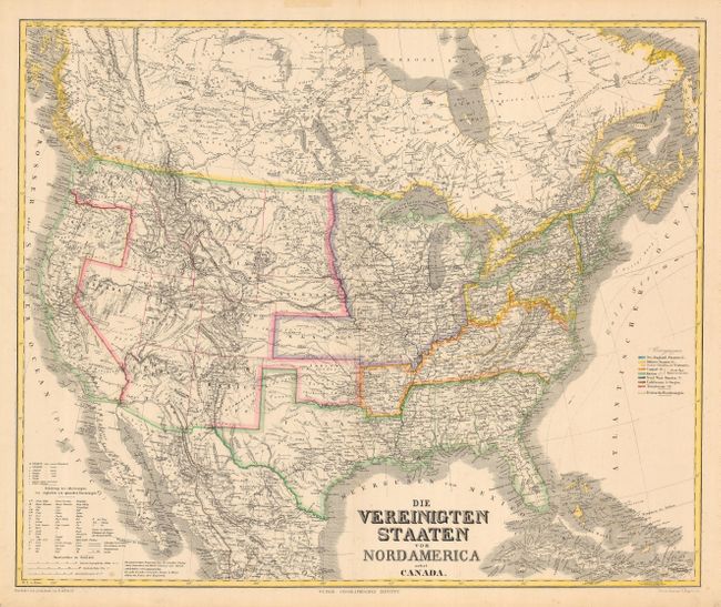 Die Vereinigten Staaten von Nord America nebst Canada