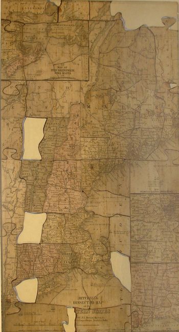 Mitchell's Dissected Puzzle Map of the Eastern United States.