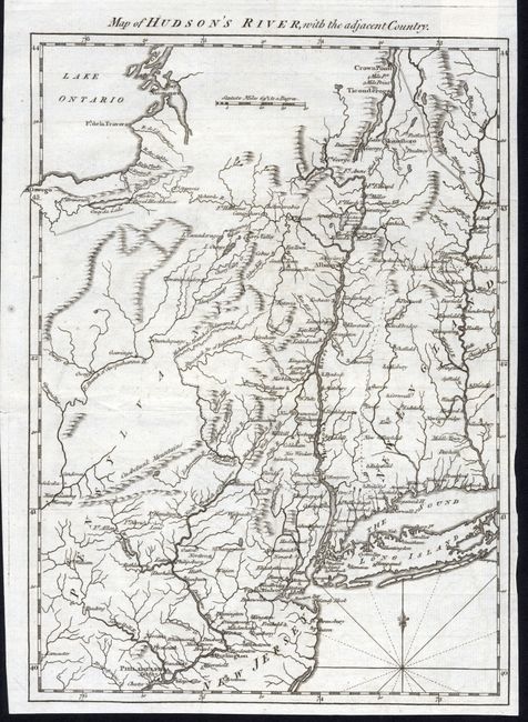 Map of Hudson's River with the Adjacent Country