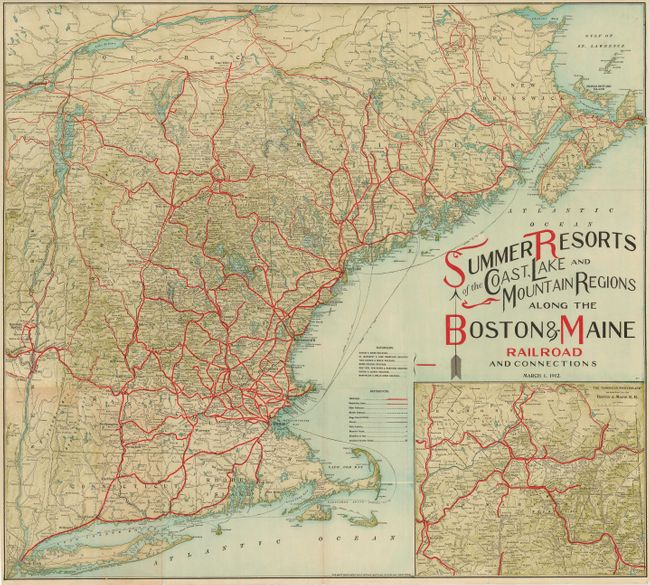 Summer Resorts of the Coast, Lake and Mountain Regions Along the Boston & Maine Railroad and Connections