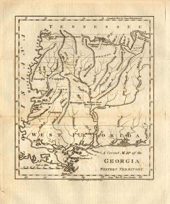 A Correct Map of the Georgia Western Territory