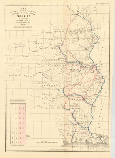 Map Illustrating the plan of the defences of the Western & North Western Frontier  [set of 2 maps]