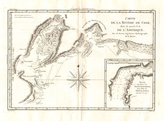 Carte de la Riviere de Cook dans la partie N.O. de l'Amerique