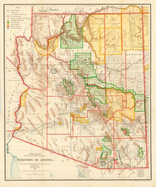 Territory of Arizona [with] Report of the Governor of Arizona