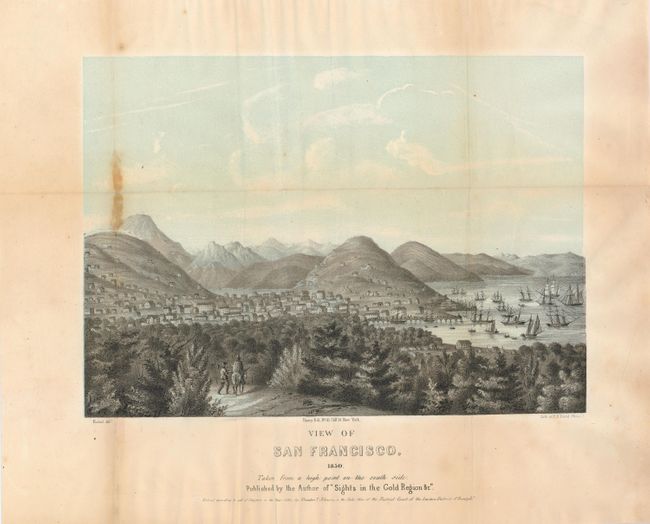 View of San Francisco 1850 Taken from a High Point on the South Side