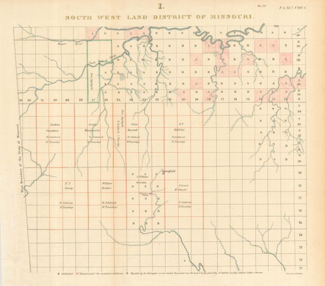 South West Land District of Missouri