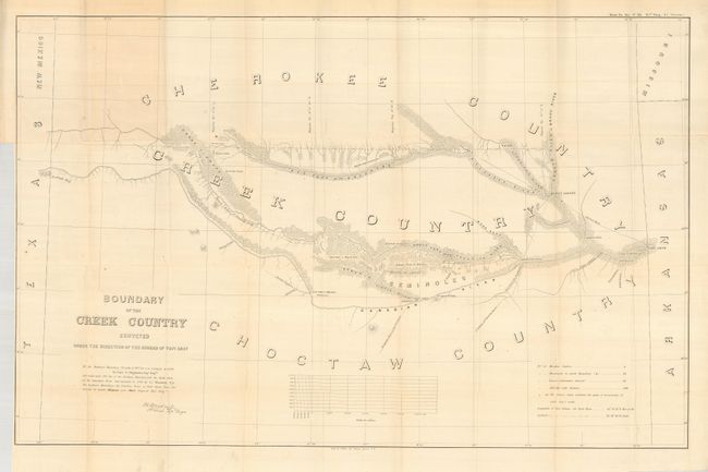 Boundary of the Creek Country Surveyed under the Direction of the Bureau of Topl. Engs.