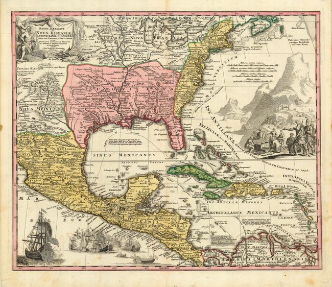 Regni Mexicani seu Novae Hispaniae, Ludovicianae, N. Angliae, Carolinae, Virginiae et Pensylvaniae