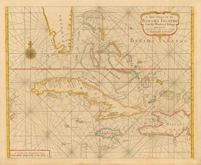 A New Chart of the Bahama Islands and the Windward Passage