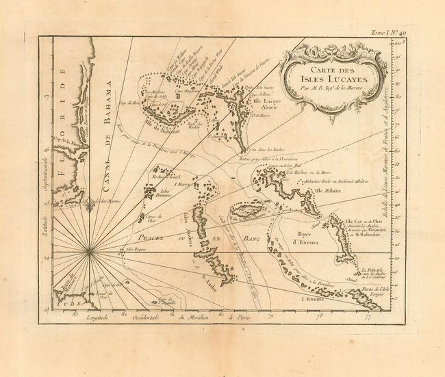 Carte des Isles Lucayes