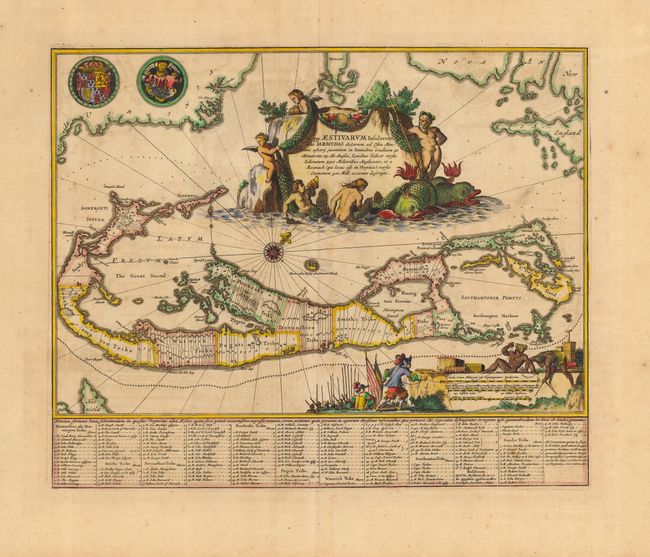 Mappa Aestivarum Insularum alias Barmudas