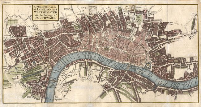 A Plan of the Cities of London and Westminster with the Borough of Southwark