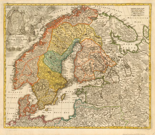 Scandinavia Complectens Sueciae Daniae & Norvegiae Regna