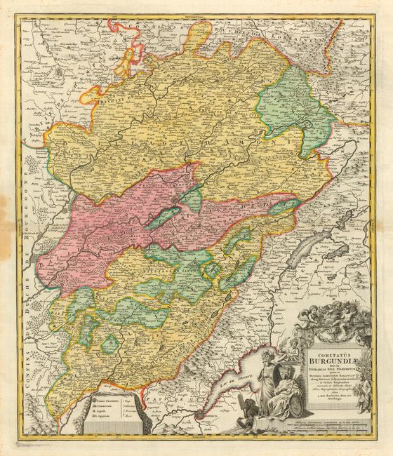 Comitatus Burgundiae tam in Primarias Ejus Praefecturas