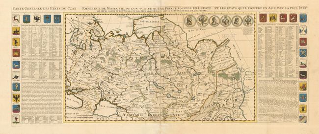 Carte Generale des Etats du Czar Empereur de Moscovie ou l' on voit