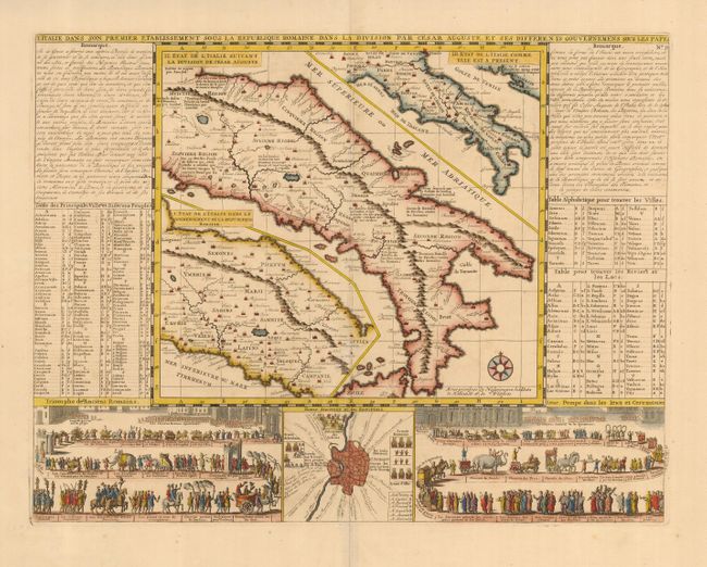 L'Italie dans son Premier Etablissement sous la Republique Romaine dans la Division par Cesar Auguste