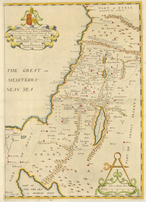 A Map of the Holy Land, Chiefly accommodated to the other books of Iosephus, wherein is continued the History of the Iewish Nation