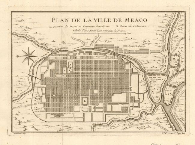 Plan de la Ville de Meaco