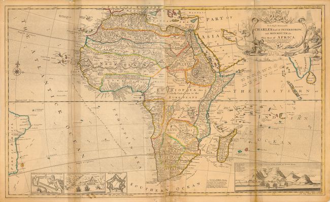 To the Right Honourable Charles Earl of Peterborow, and Monmouth, &c, This Map of Africa
