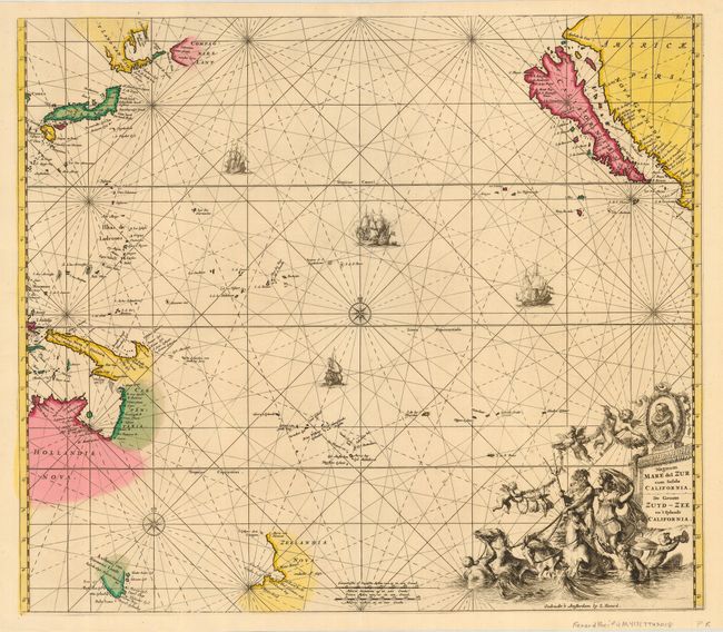 Magnum Mare del Zur cum Insula California - De Groote Zuyd  - Zee en't Eylant California