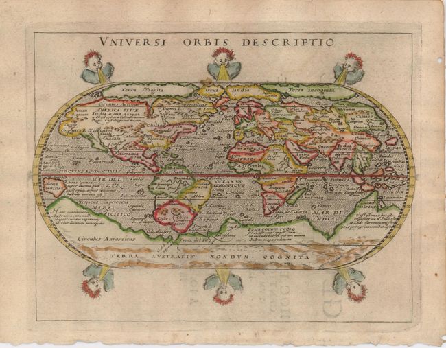 Universi Orbis Descriptio [in set with] Universi Orbis Descriptio ad Usum Navigantium [and] America [and] Asia [and] Africa [and] Europa