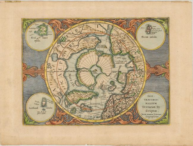 Septentrionalium Terrarum Descriptio; Juxta mentem Veterum Geographorum