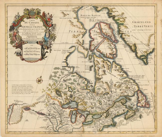 Carte du Canada ou de la Nouvelle France