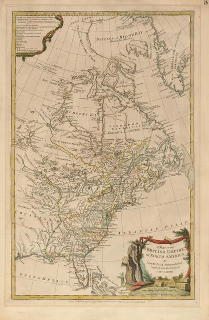 A Map of the British Empire, in North America