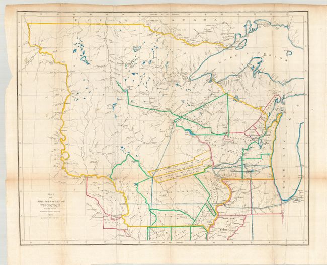 Map of the Territory of Wisconsin