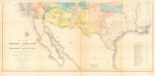 Map of the Territory of the United States From the Mississippi to the Pacific Ocean [lower half]