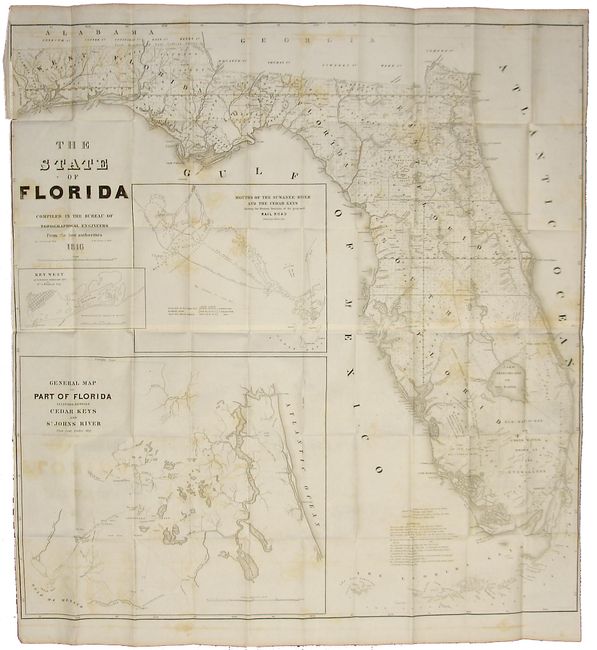 The State of Florida Compiled in the Bureau of Topographical Engineers From the Best Authorities